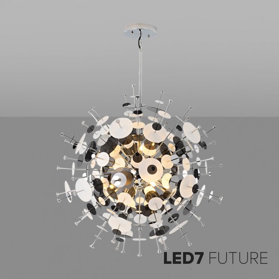 Loft Industry Modern - Hot Sun 19 Chandelier